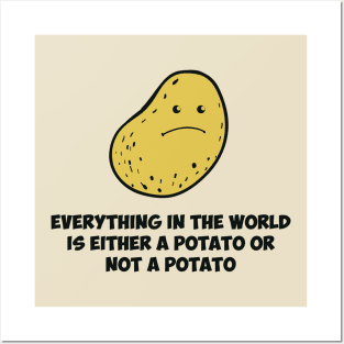 Potato - Think about it Posters and Art